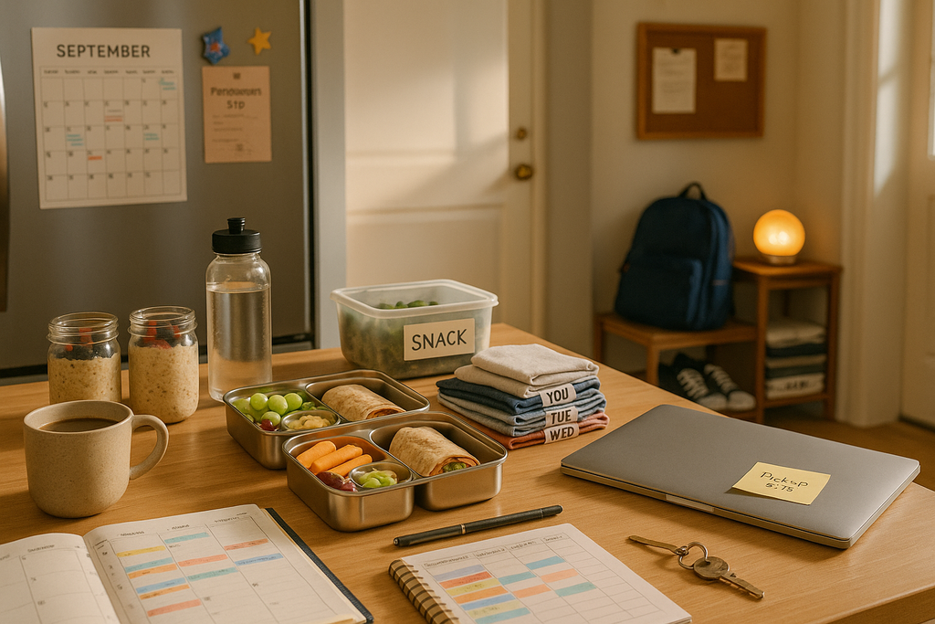 Back-to-School Juggle: Gentle Systems for a Calmer September