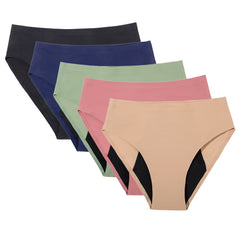 Seamless Plain Cotton Panty For Women Underwear for Periods and