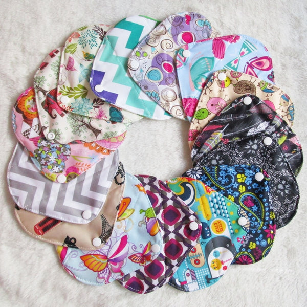 Reusable Organic Bamboo Sanitary Pad 5pcs Pack