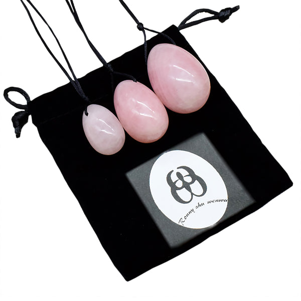 Rose Quartz Vaginal Yoni Egg Pack